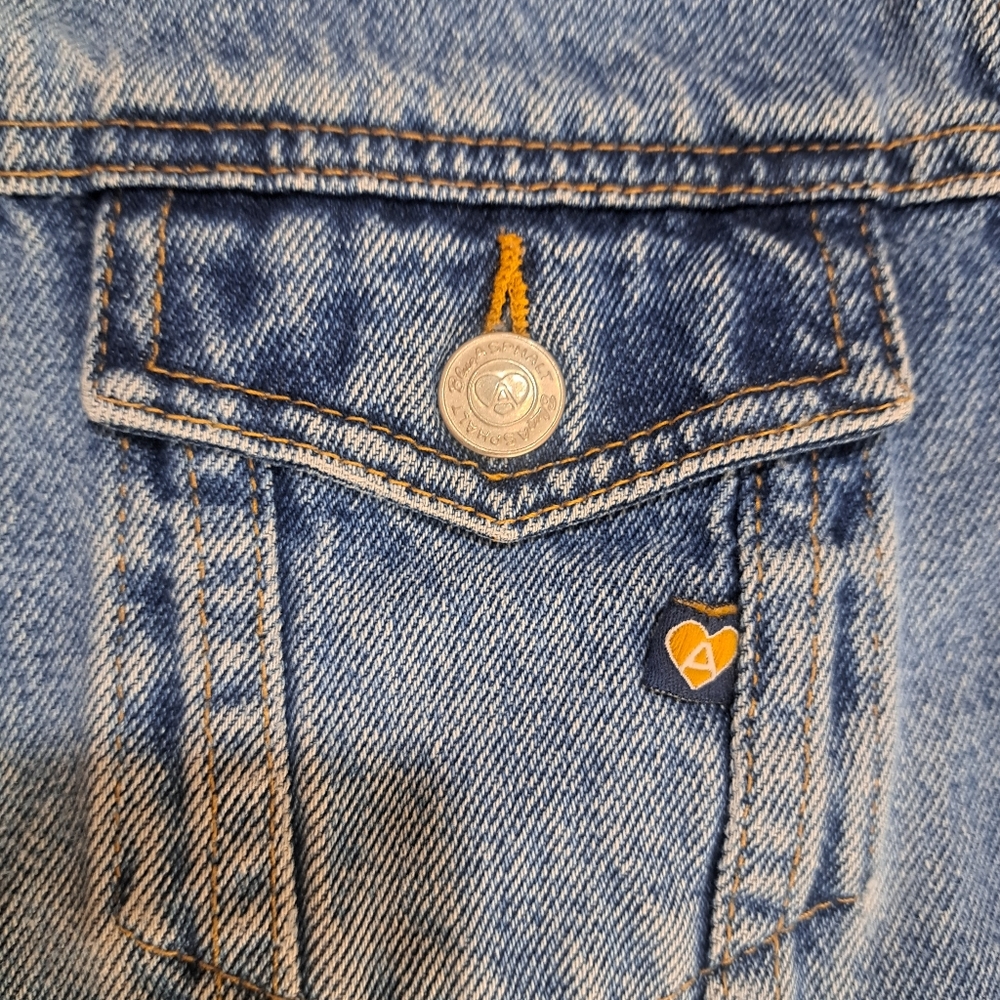 ASPHALT Jacket Denim Lt.blue Women Size M - Picture 9 of 10